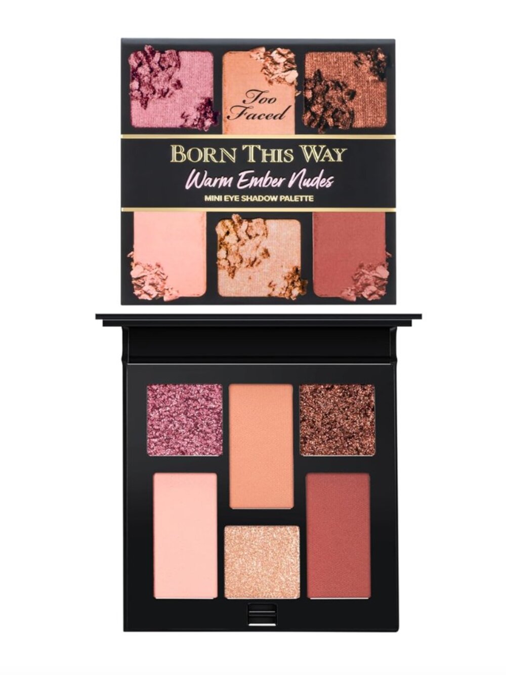 NEW Too Faced Warm Ember Nudes Born This Way Mini Eye Shadow Palette Natural
